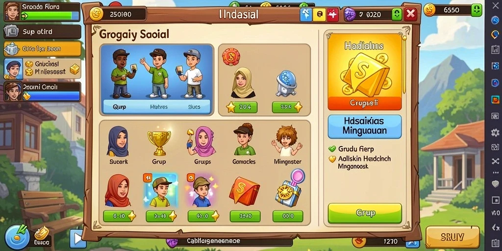 Tampilan antarmuka yang menarik dan modern.
