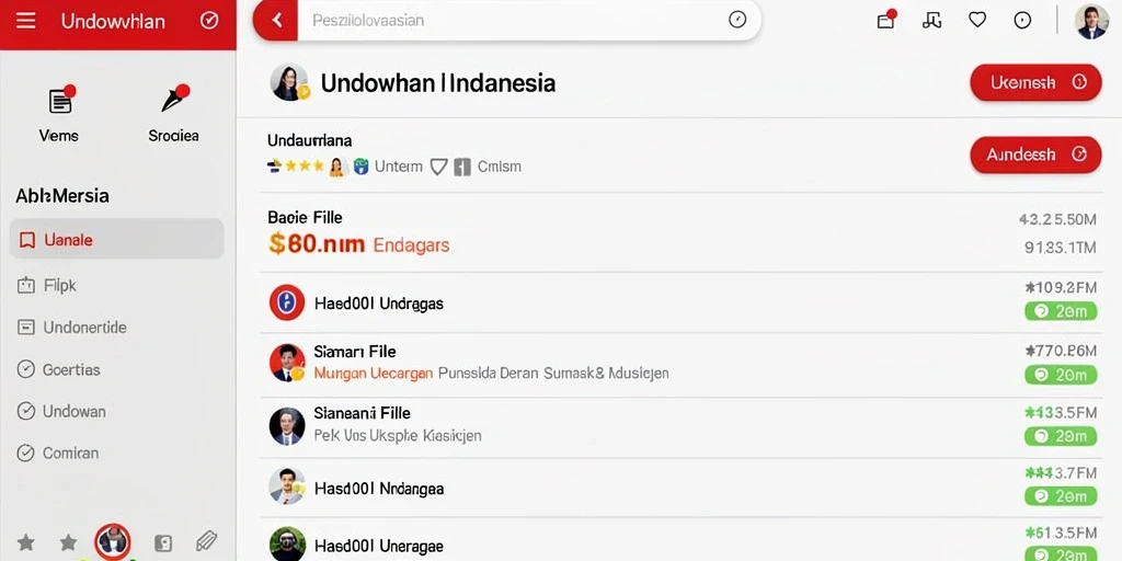 Tampilan antarmuka yang ramah pengguna.