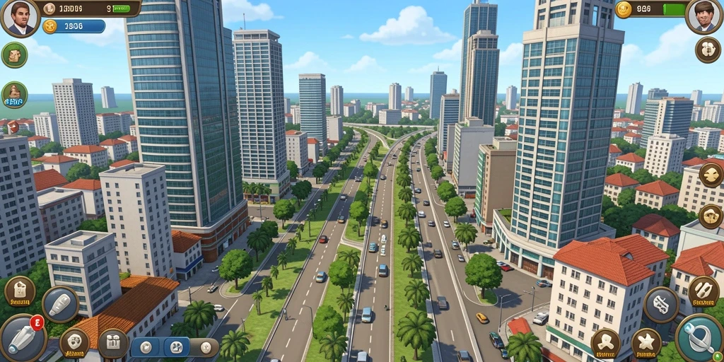 Gambar interface utama yang menawan.