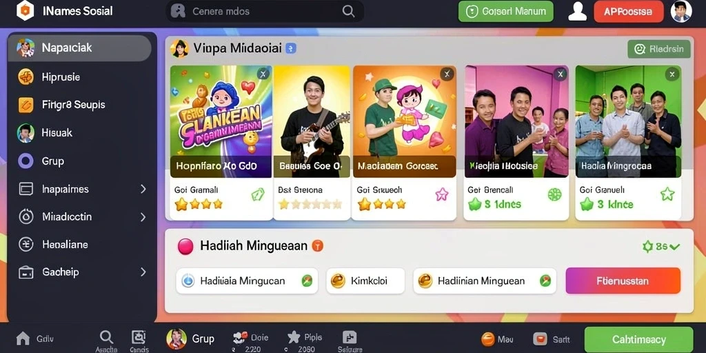Tampilan antarmuka yang ramah pengguna.