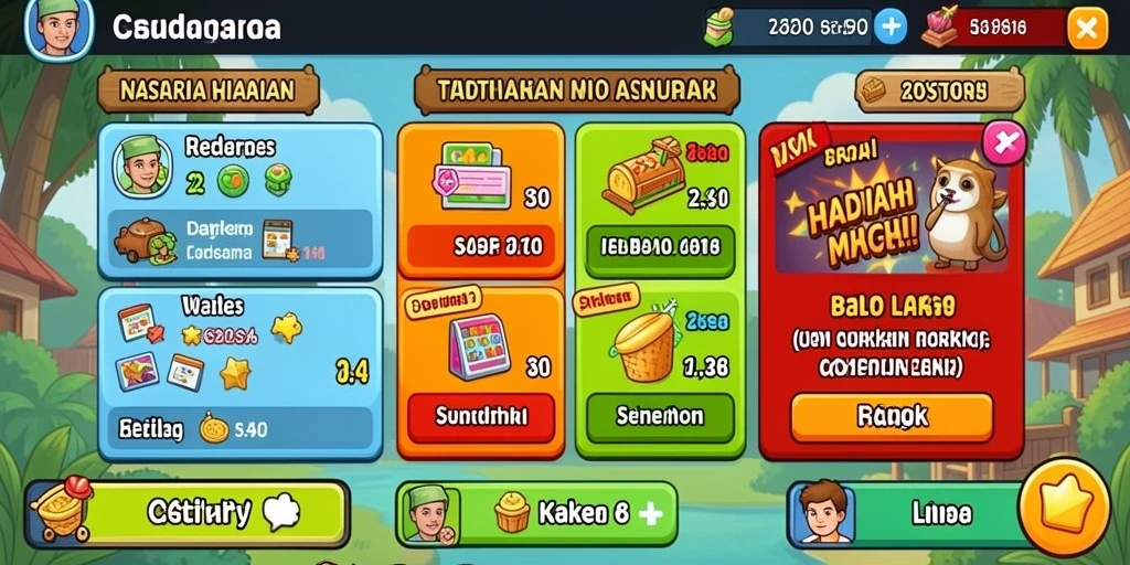 Tampilan antarmuka yang menarik dan intuitif.