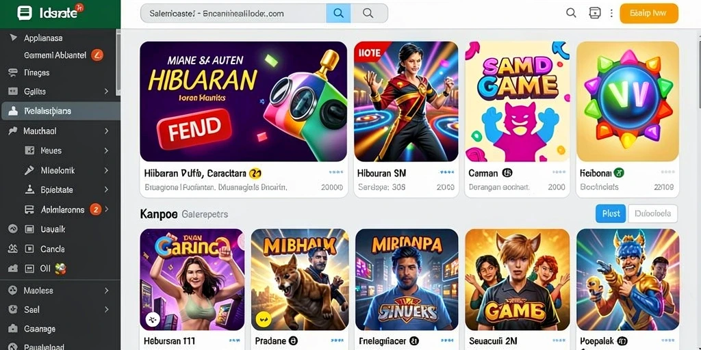 Screenshot aplikasi PADI777 menampilkan berbagai tema slot yang menarik.