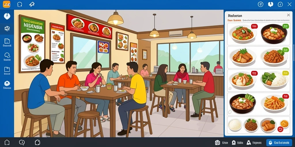 Tampilan antarmuka pengguna yang intuitif dan ramah.