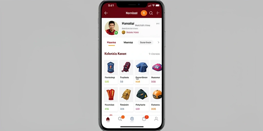 Tampilan menu utama yang intuitif dan ramah pengguna.