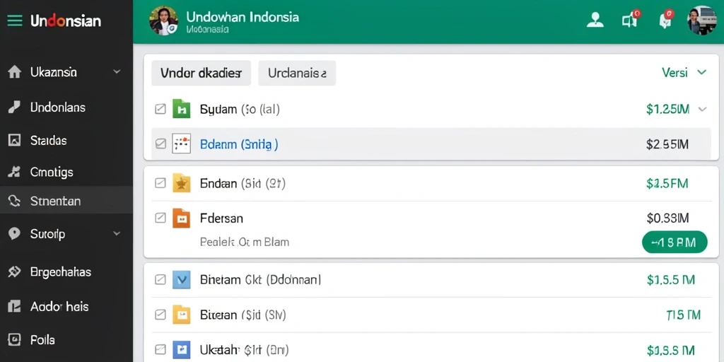 Antarmuka modern yang memudahkan navigasi.