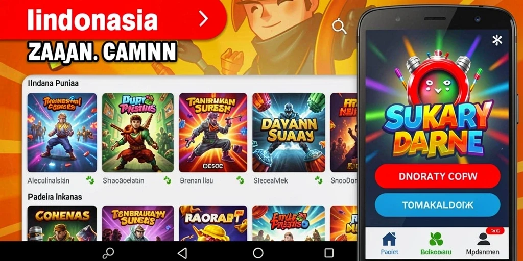 Tampilan permainan yang menawan dan menarik.
