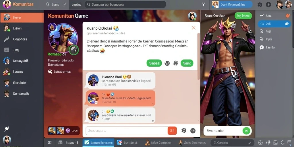 Screenshot menampilkan antarmuka pengguna yang menarik.
