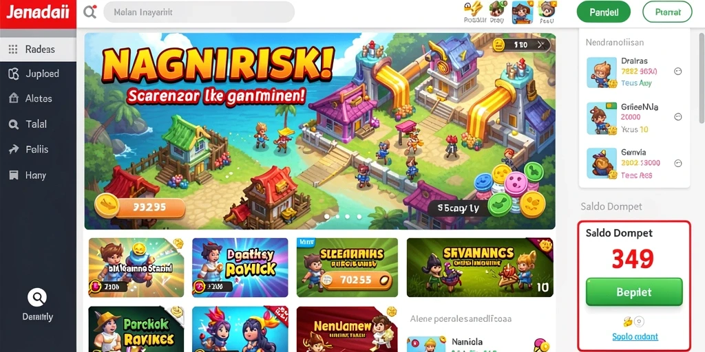 Tampilan antarmuka yang menarik dan user-friendly.