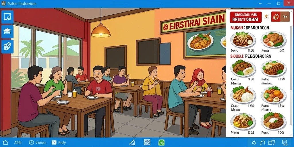 Tampilan antarmuka yang ramah pengguna.